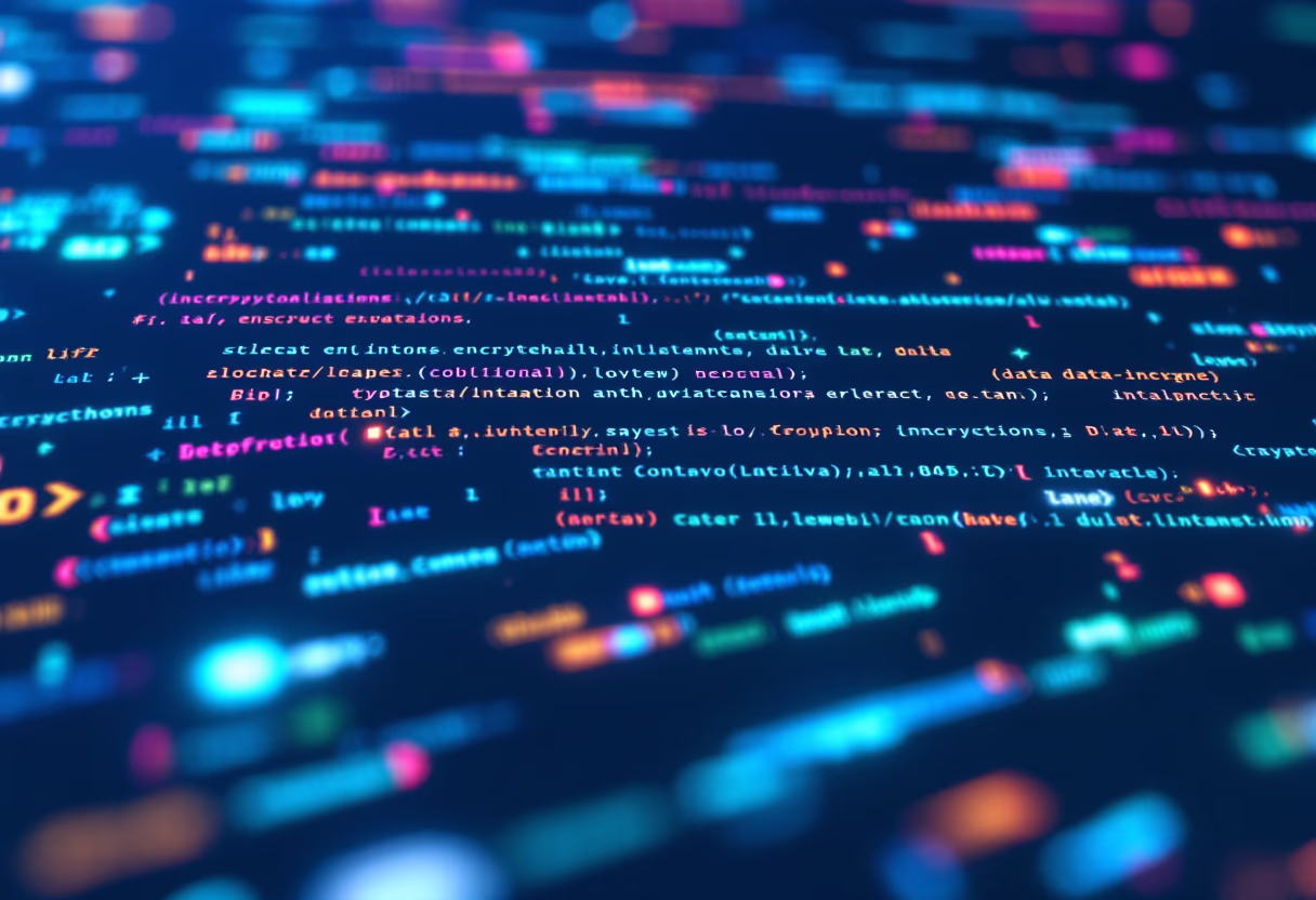 image of code on a computer screen (for a legal tech)